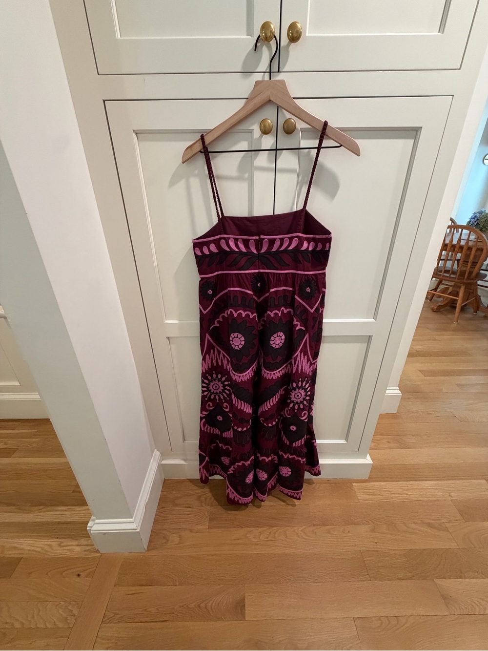Sea New York Charlough Midi Slip Dress in Magenta - Picture 4 of 7